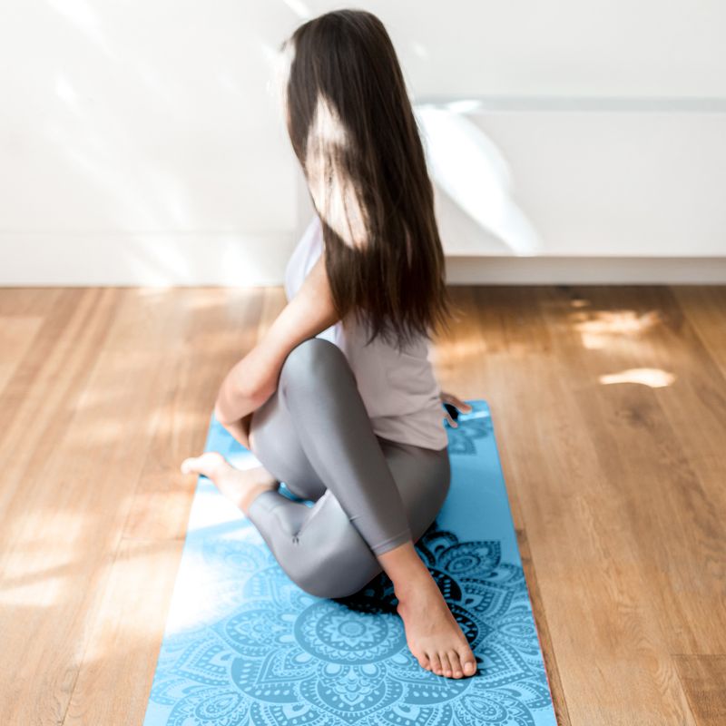 Yoga Design Lab Flow Pure covoraș de yoga albastru FM-6-Pure Mandala Aqua 5