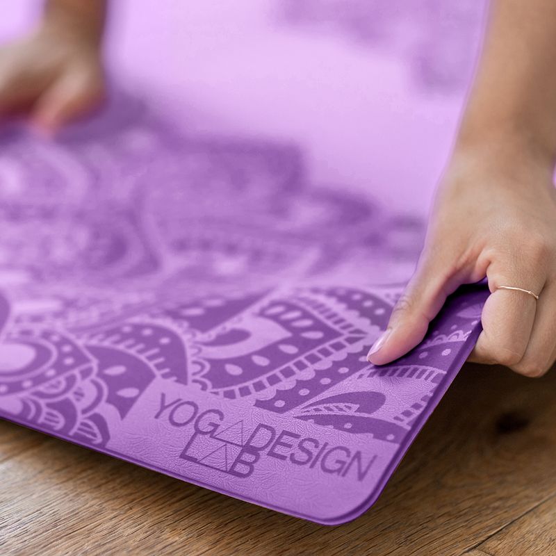 Yoga Design Lab Flow Pure covor de yoga purpuriu FM-6-Pure Mandala Lavender 7