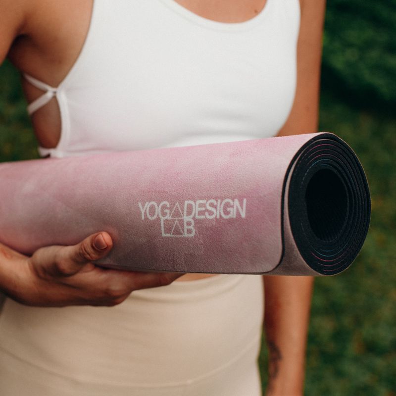 Saltea de yoga YogaDesignLab Combo Yoga, roz, CM-5.5-Thar 9