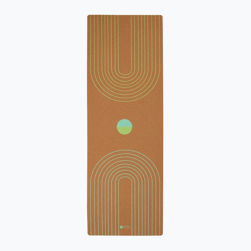 Covoraș de yoga Yoga Design Lab Cork 5.5 mm natural balance