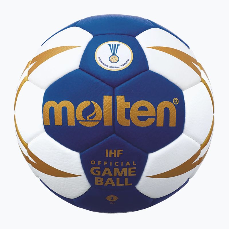 Molten handbal H2X5001-BW IHF albastru/albastru mărimea 2