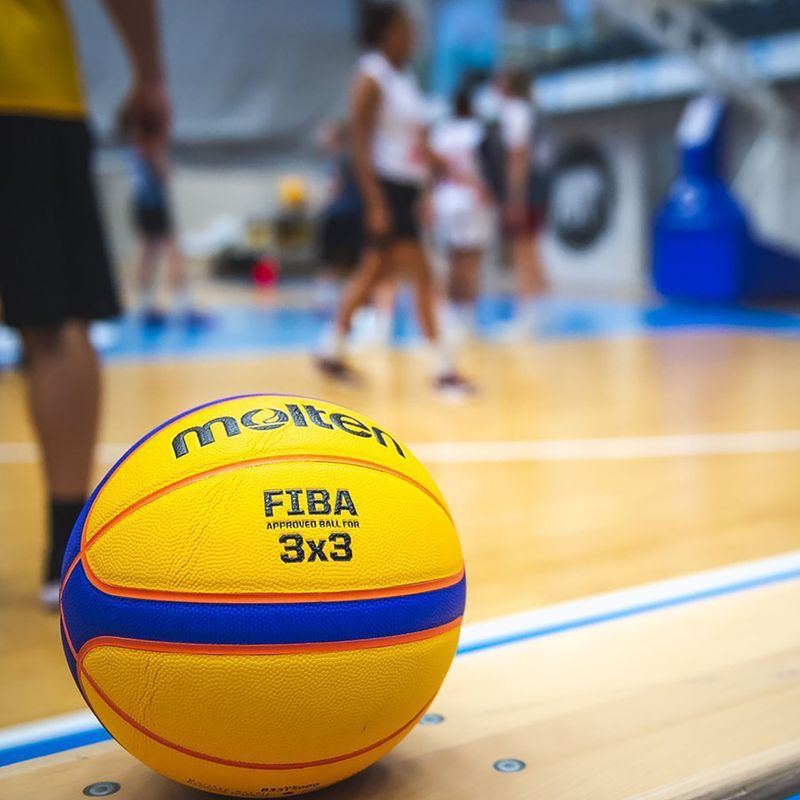 Molten baschet B33T5000 FIBA 3x3 galben/albastru mărimea 3 3