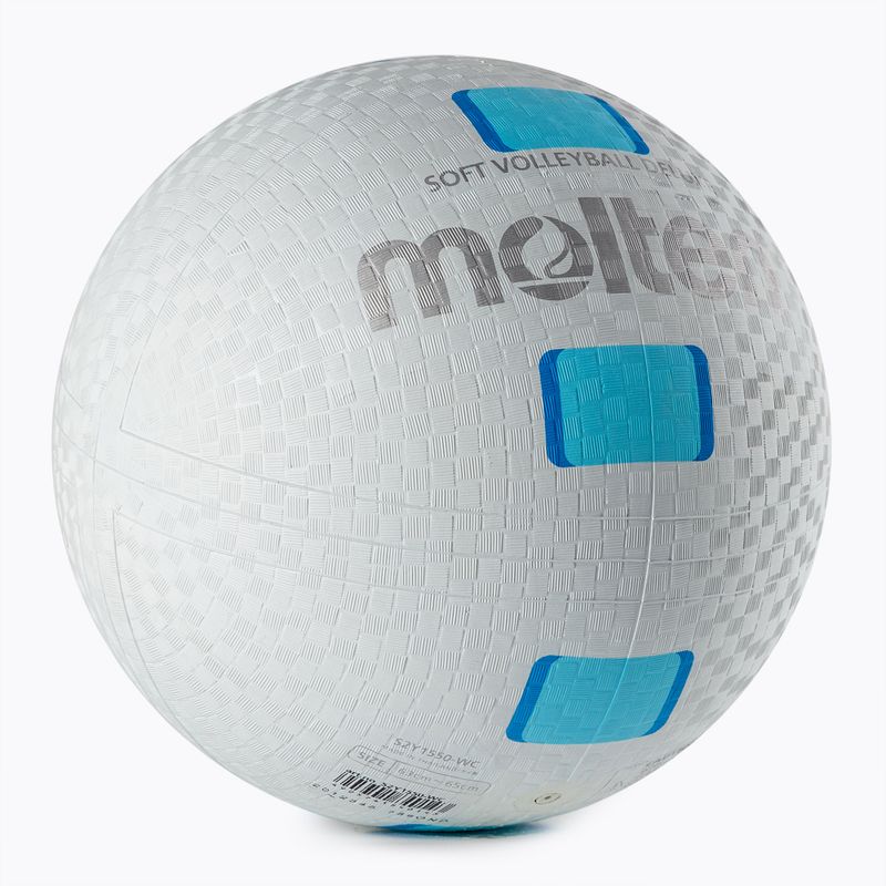Mingea de volei topită alb și albastru S2V1550-WC 2