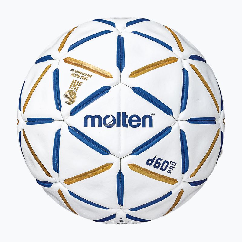 Minge de handbal Molten H3D4000-BW d60 PRO IHF blue/white mărime 3