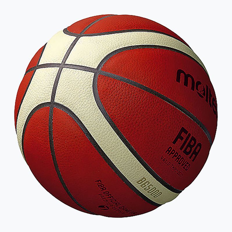 Minge de baschet Molten B7G5000 FIBA brown mărime 7 3