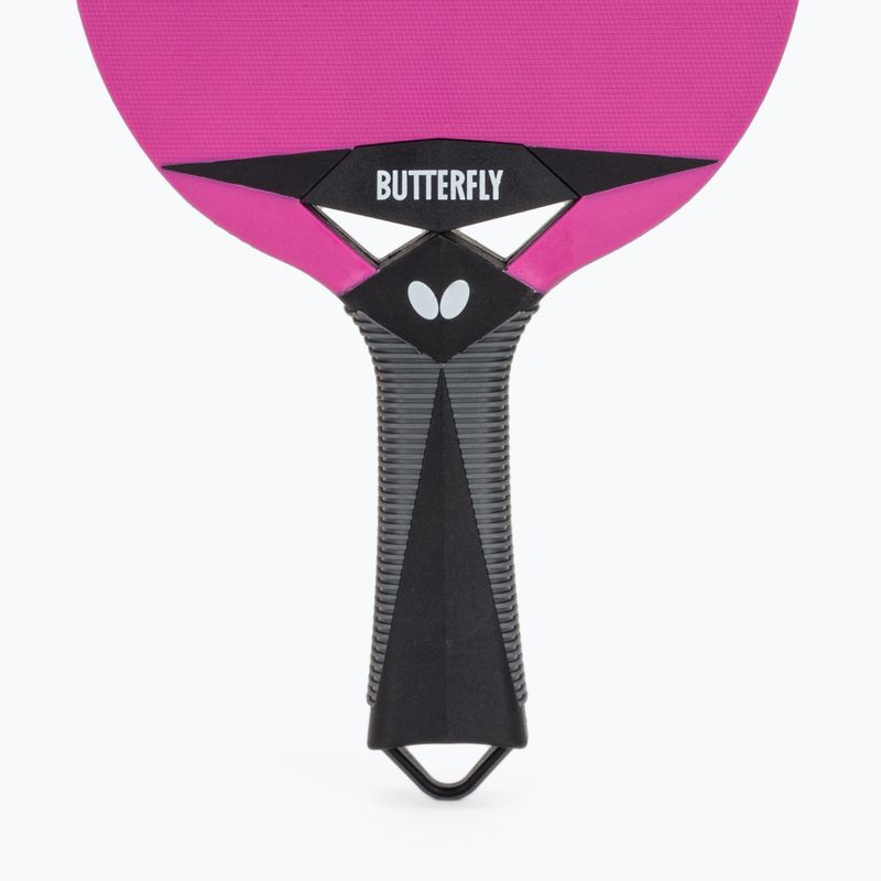 Paletă de tenis de masă Butterfly Outdoor pink 4