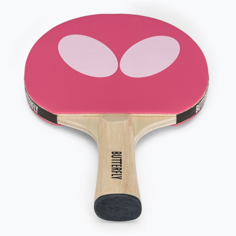 Paletă de tenis de masă Butterfly Logo pink 2
