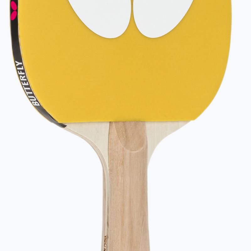 Paletă de tenis de masă Butterfly Logo yellow 5
