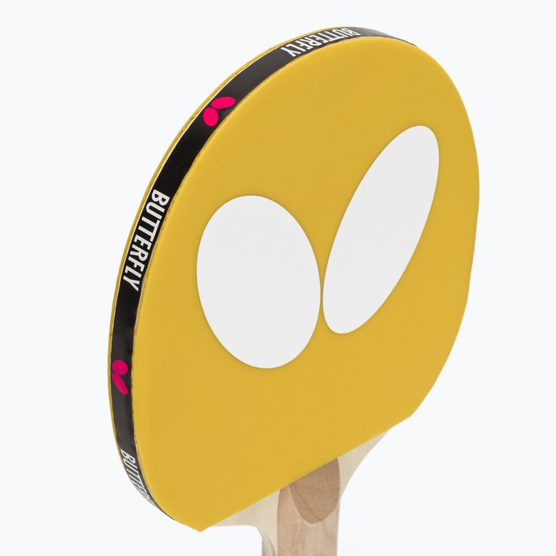 Paletă de tenis de masă Butterfly Logo yellow 6