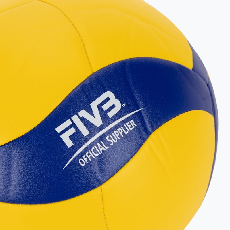 Minge de volei Mikasa V460 yellow/blue mărimea 4 3
