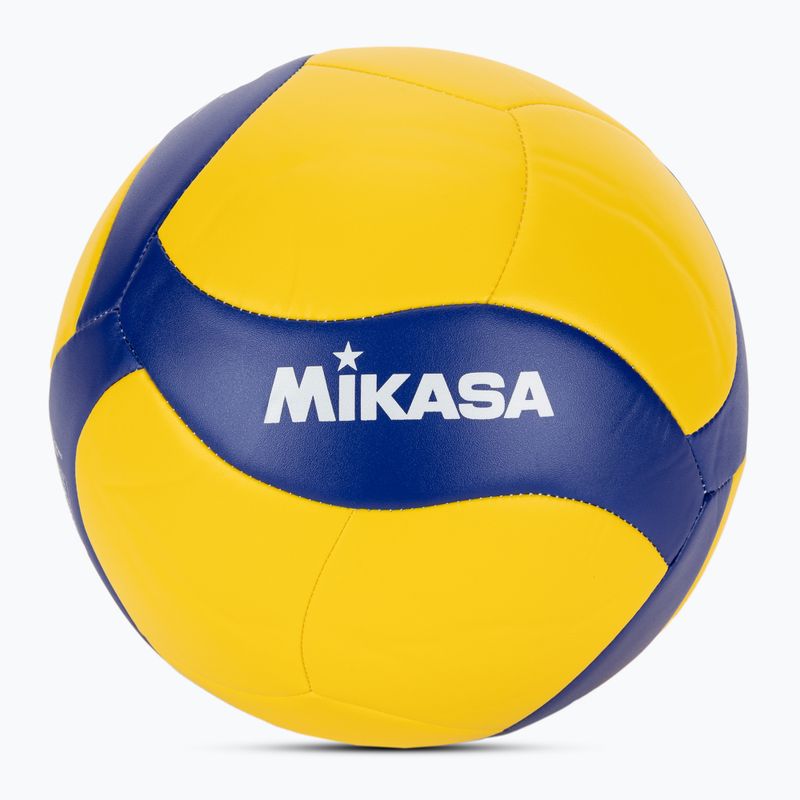 Minge de volei Mikasa V360 SL yellow/blue mărimea 5