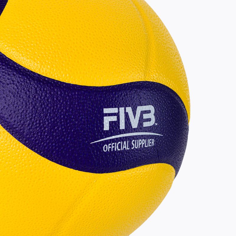 Mikasa Volleyball galben-albastru V320W 3