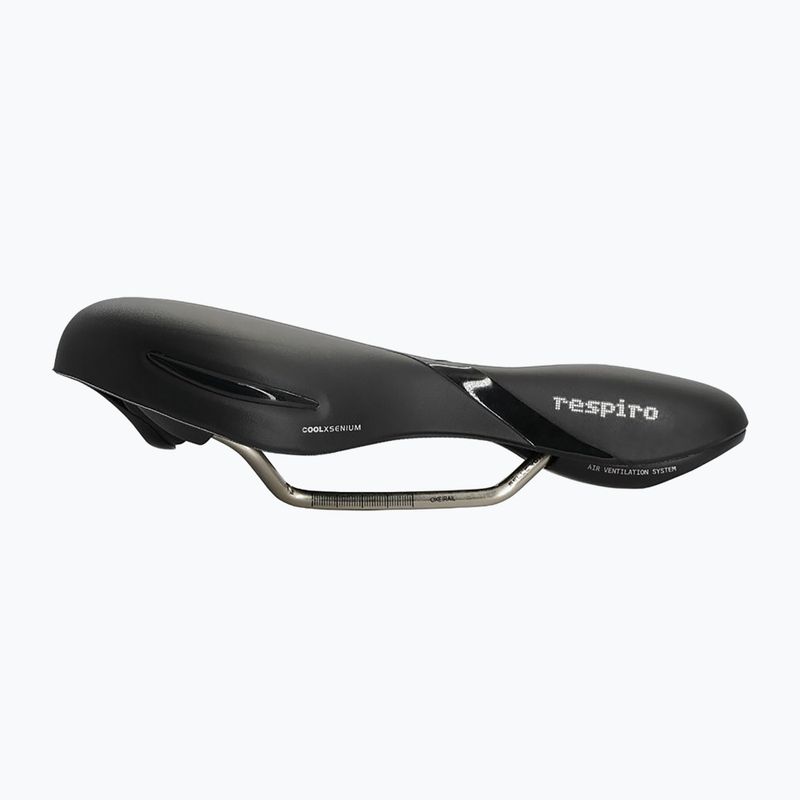 Șa pentru bicicletă Selle Royal Respiro Soft Athletic Straciatella 45St. black 3