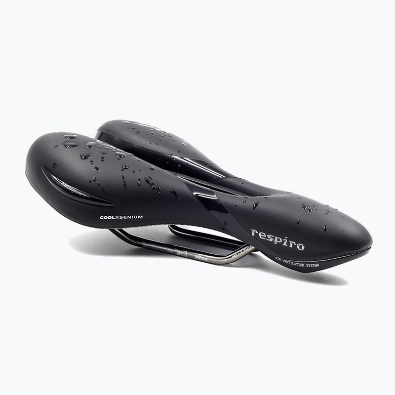 Șa pentru bicicletă Selle Royal Respiro Soft Athletic Straciatella 45St. black 5