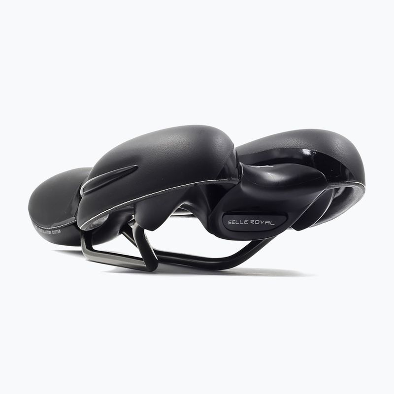 Șa pentru bicicletă Selle Royal Respiro Soft Athletic Straciatella 45St. black 7