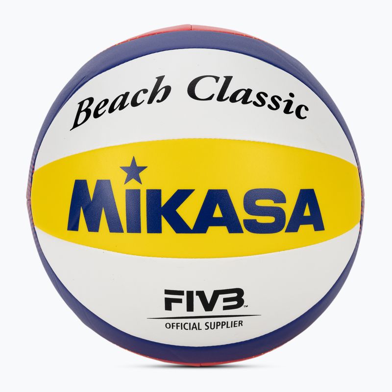 Minge de volei Mikasa BV552C white/blue/yellow/orange mărimea 5