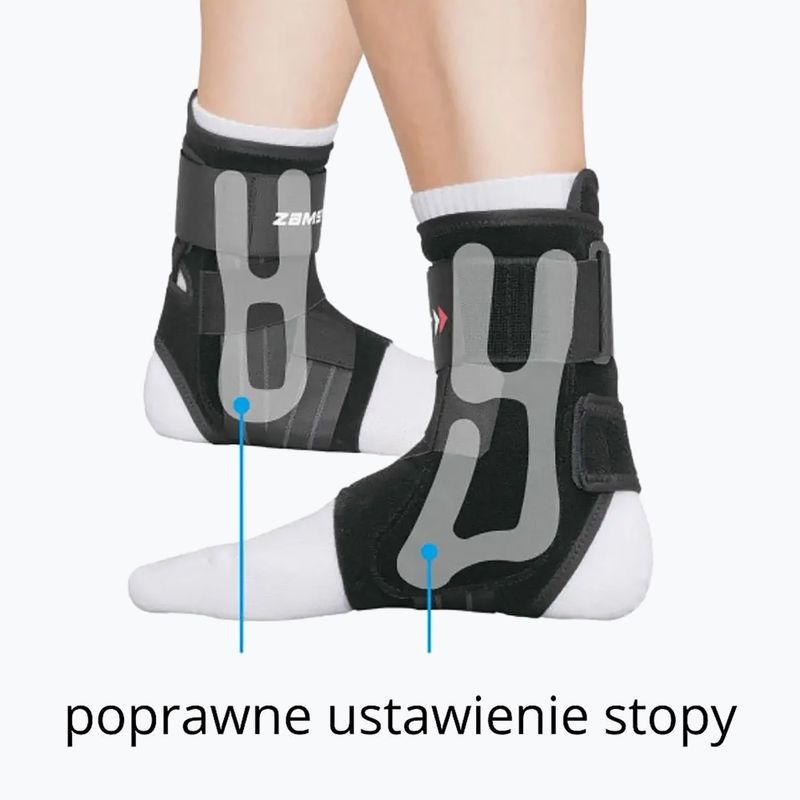 Zamst A1 Gleznă gleznă stângă negru 470811 7