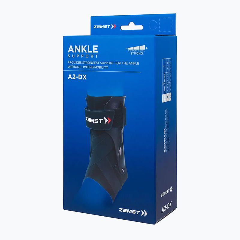 Stabilizator gleznă dreaptă Zamst A2-DX Ankle Right negru 4