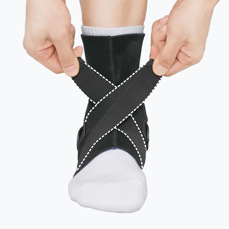 Stabilizator gleznă dreaptă Zamst A2-DX Ankle Right negru 5