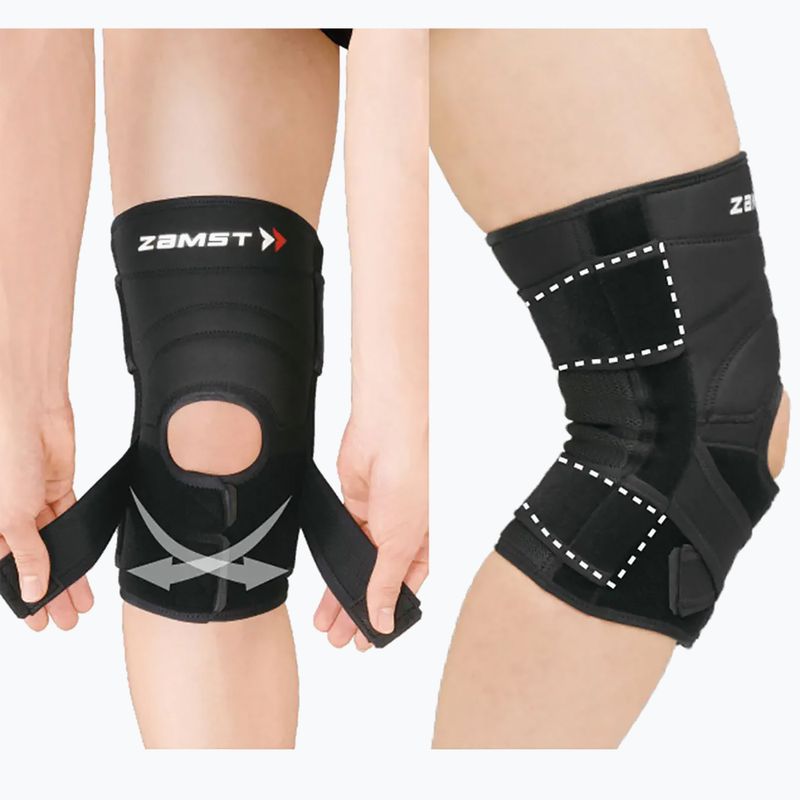 Zamst ZK-7 stabilizator pentru articulația genunchiului negru 671701 12