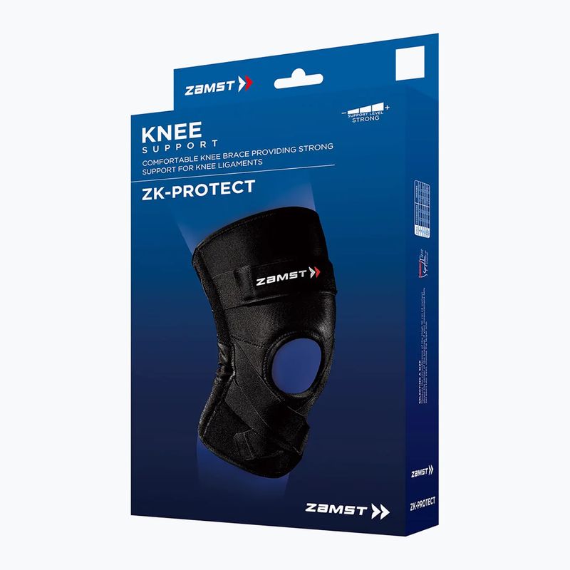 Stabilizator de articulație genunchi Zamst ZK-Protect negru 4