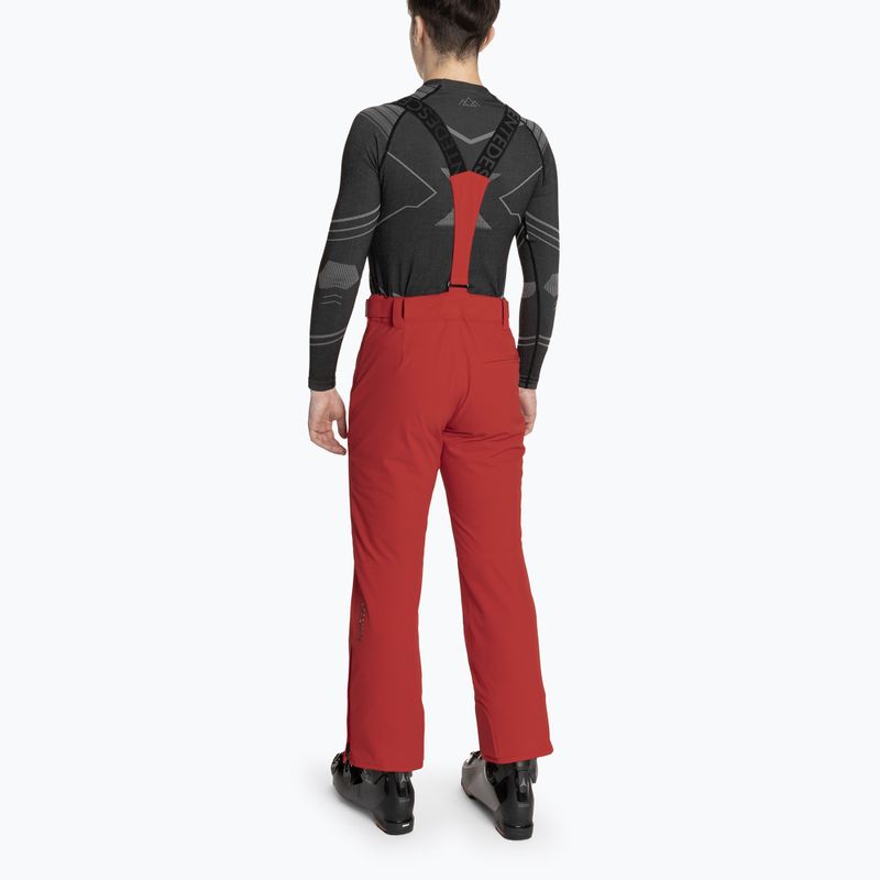 Pantaloni de schi pentru bărbați Descente Swiss electric red 2