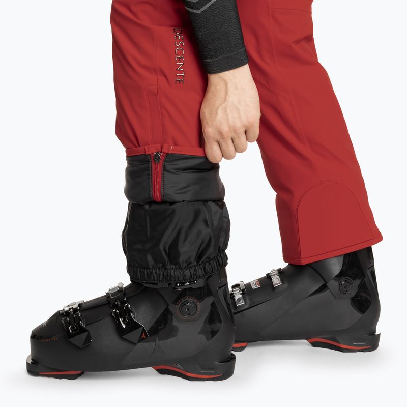 Pantaloni de schi pentru bărbați Descente Swiss electric red 8