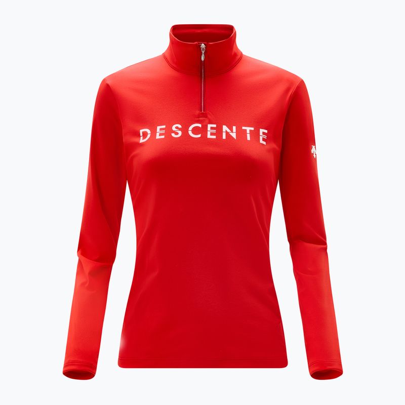 Bluză pentru femei  Descente Chest Logo T-Neck electric red