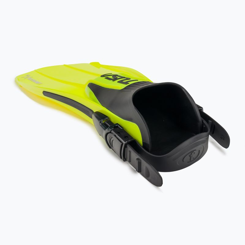 TUSA Striped Liberator Fin Small Yellow SP-0101 Flippers de scufundare 4