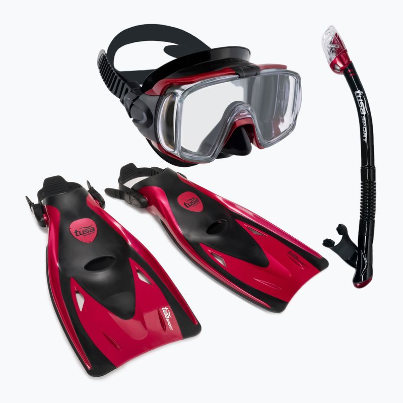 Set de scufundări TUSA Sport Mask Snorkel Fin Set, UP-3521