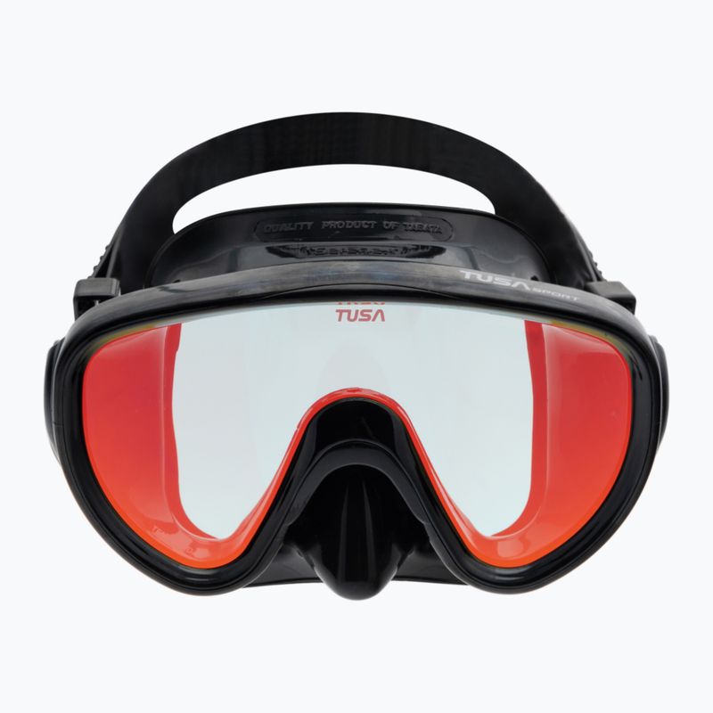 TUSA Set de scufundări Mască + Snorkel negru UC-1625P 2