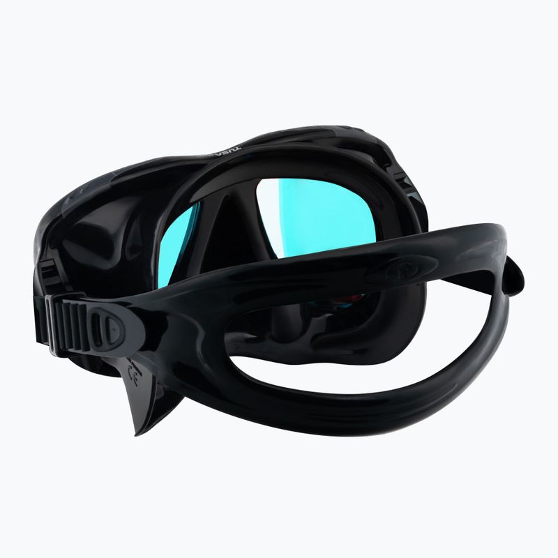 TUSA Mască + Snorkel Set de scufundări POWERVIEW negru UC 2425 MQB 4