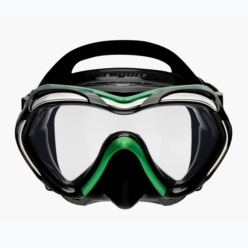 Mască de înot TUSA Paragon S Mask, verde, M-1007 2