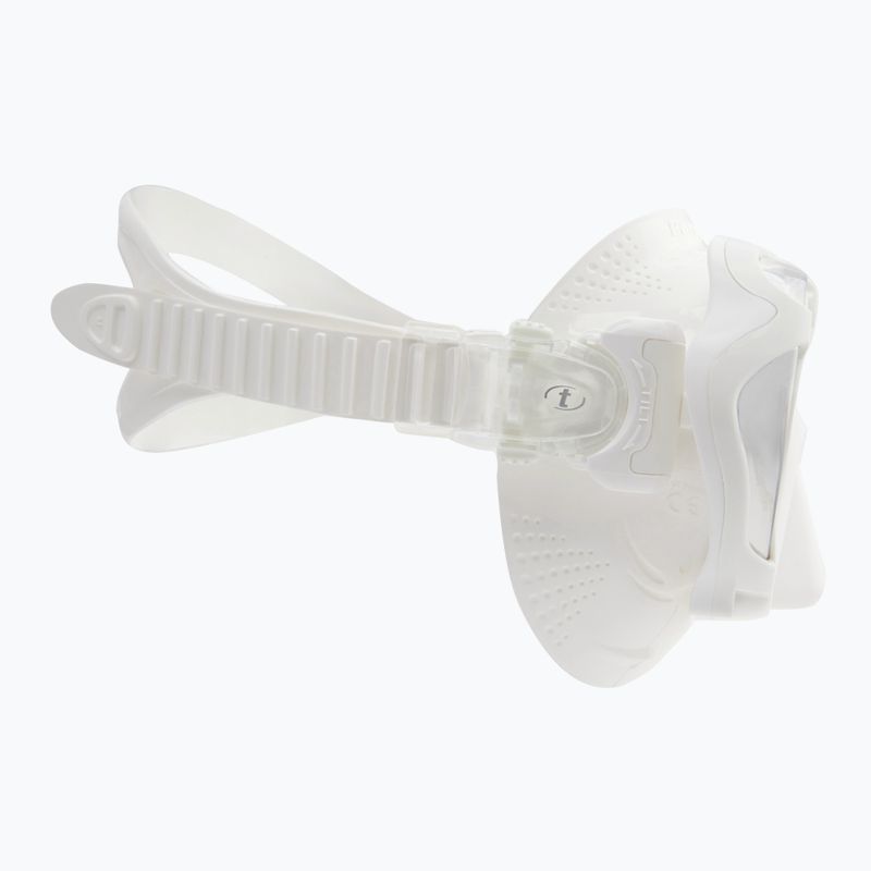 Mască de înot TUSA Paragon S Mask, alb, M-111 3