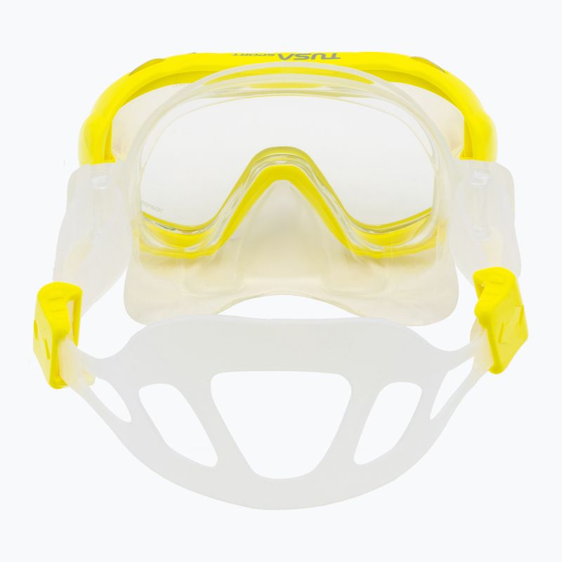 Set de scufundări TUSA Sport Mask & Snorkel Set, galben, UC-0211PFY 5