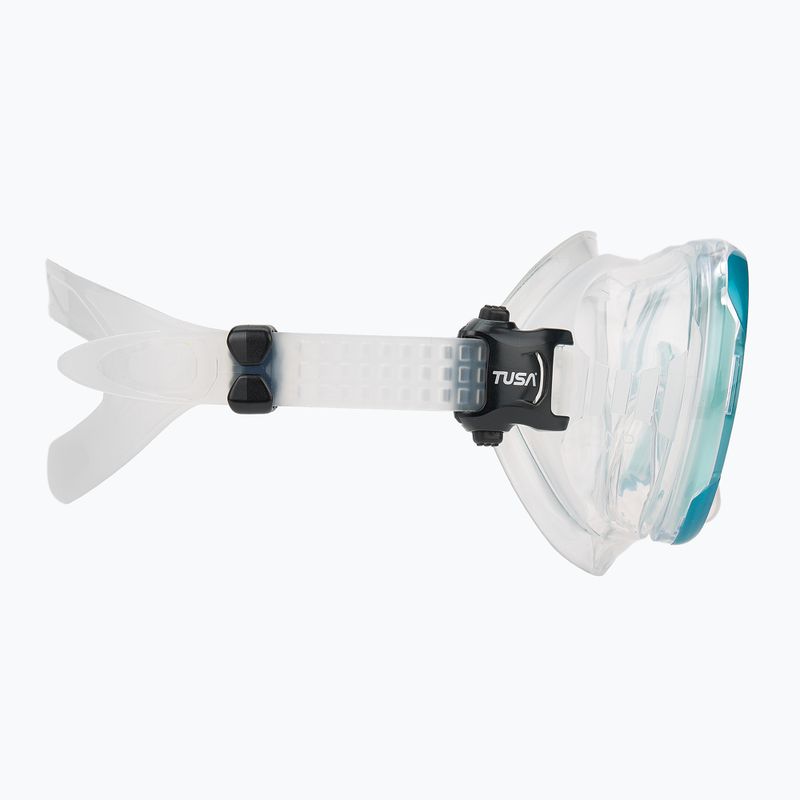 Mască de snorkeling TUSA Ino turcoaz 3
