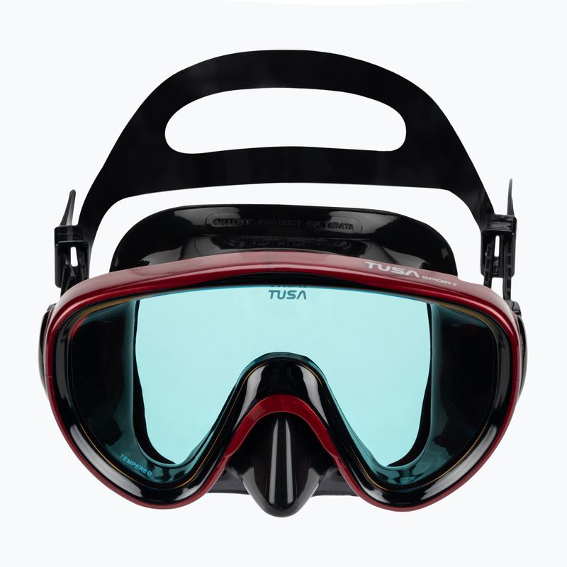 Set de scufundări  TUSA Serene negru / roșu 3