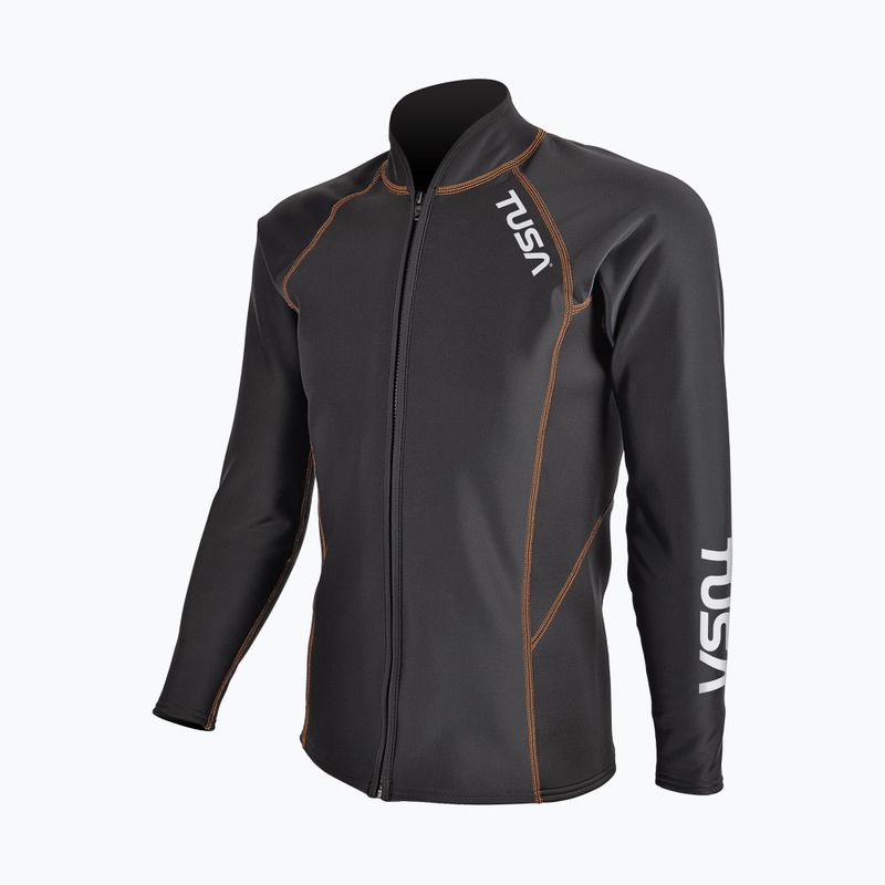 Bluză cu mânecă lungă pentru înot bărbați TUSA Rashguard Thermal black