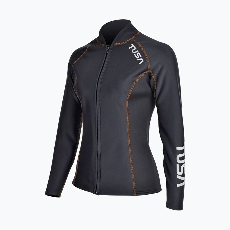 Bluză cu mânecă lungă pentru înot damă TUSA Rashguard Thermal black