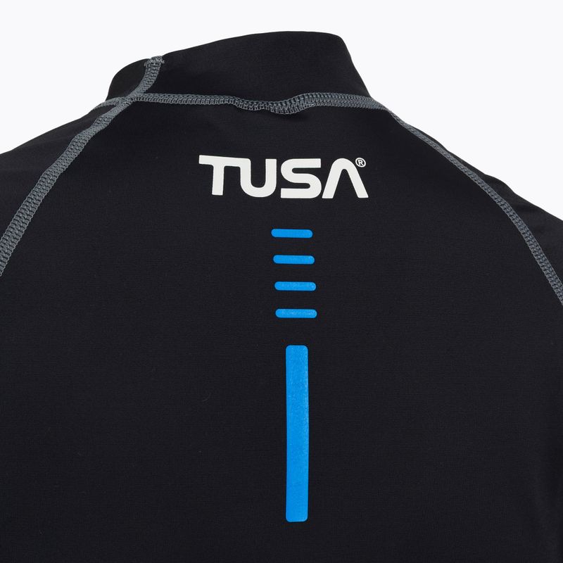 Bluză cu mânecă lungă pentru înot damă TUSA Black rashguard 4