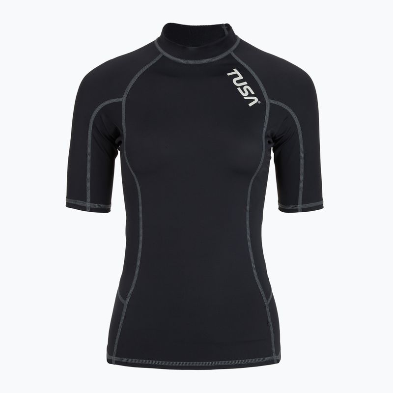 Tricou de înot pentru femei TUSA Black rashguard