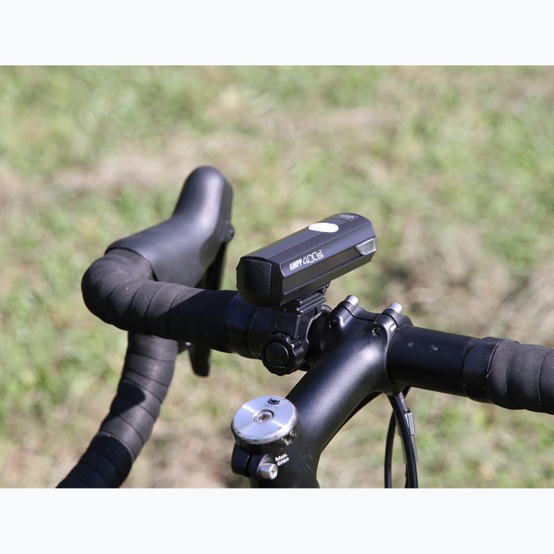 Far de bicicletă față Cateye AMPP 400S HL-EL084SRC black 3