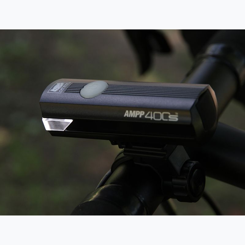 Far de bicicletă față Cateye AMPP 400S HL-EL084SRC black 5
