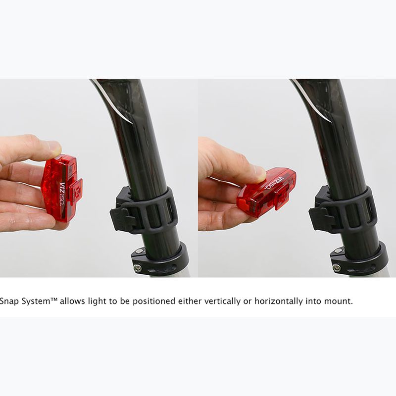 Far de bicicletă spate CatEye TL-LD810 VIZ300 USB-C red 3