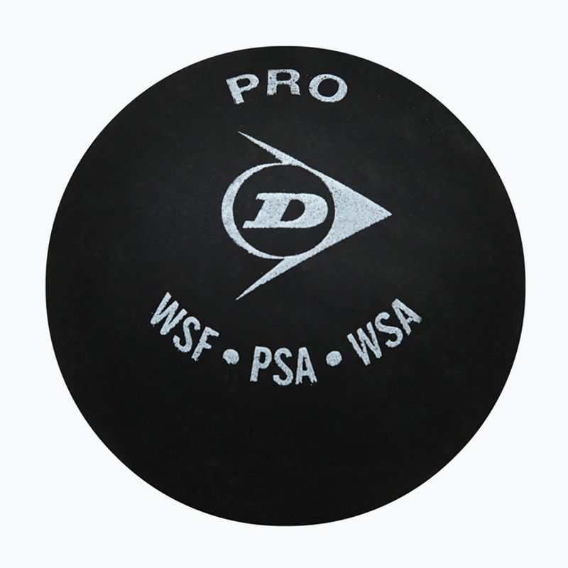 Mingi de squash Dunlop Pro 2 yellow dots 3 buc. black 3