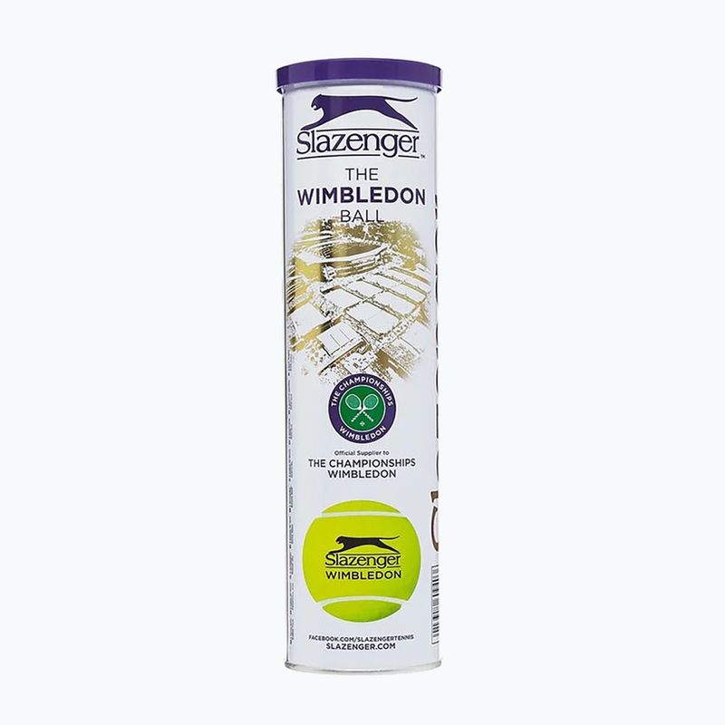 Mingi de tenis Slazenger Wimbledon 4 buc. galbene 340940 2