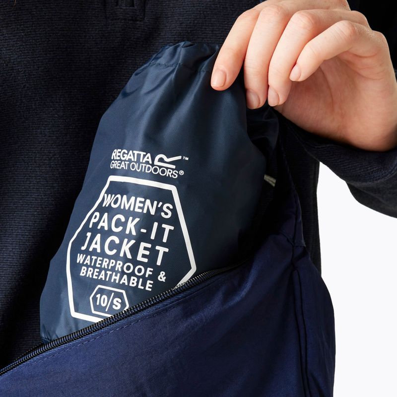 Geacă softshell pentru femei REGATTA Pack-It III midnight 6