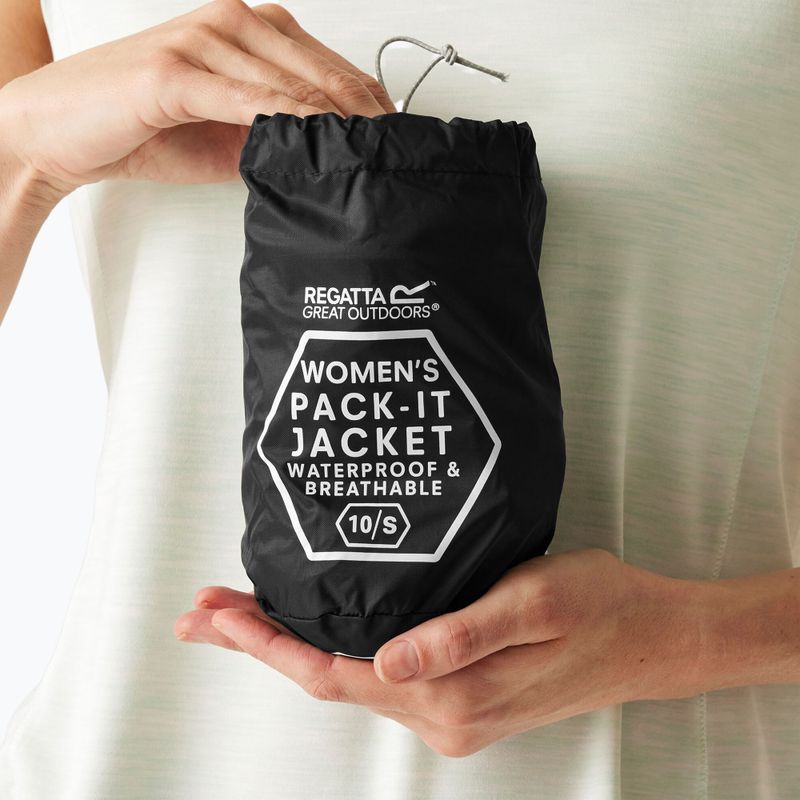 Geacă de ploaie damă REGATTA Pack-It III black 6