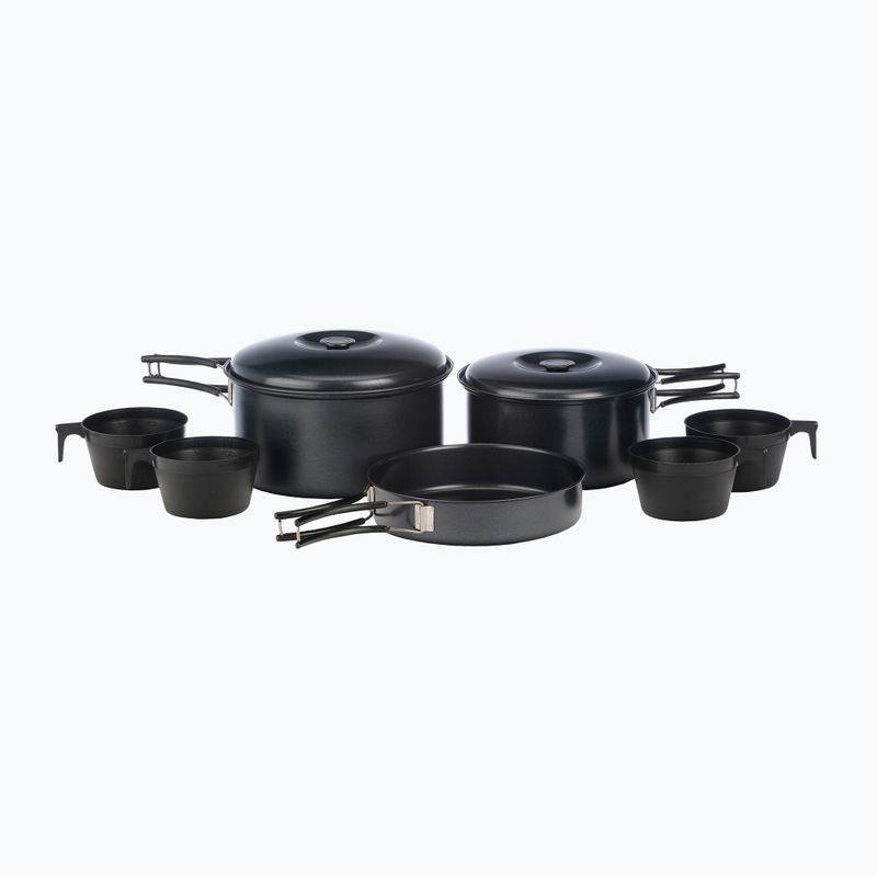 Vango 4 persoane Set de gătit antiaderent pentru gătit negru ACXCOOK 009U05