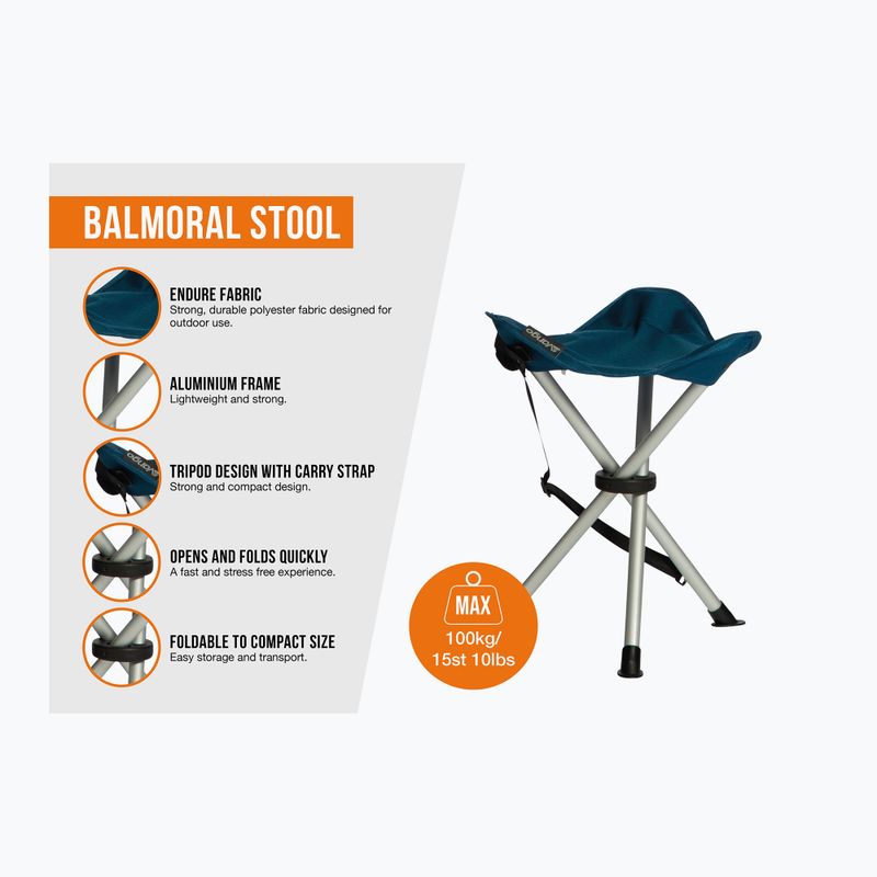 Vango Balmoral Scaun turistic din aluminiu albastru 2